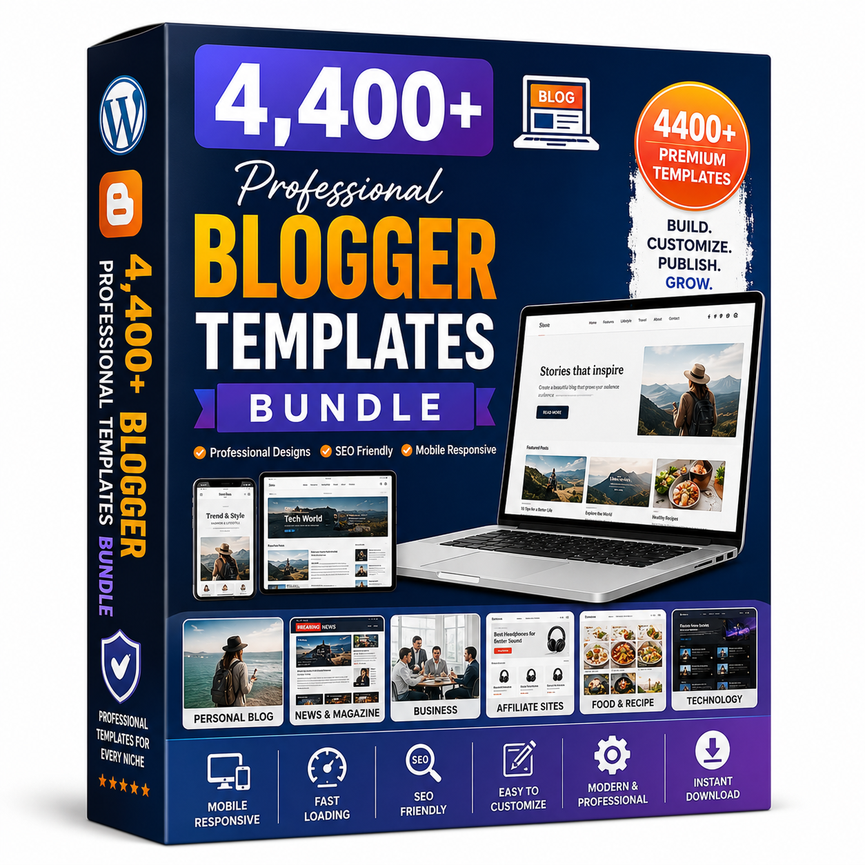 4,400+ ProfessionalBlogger TemplatesBundle