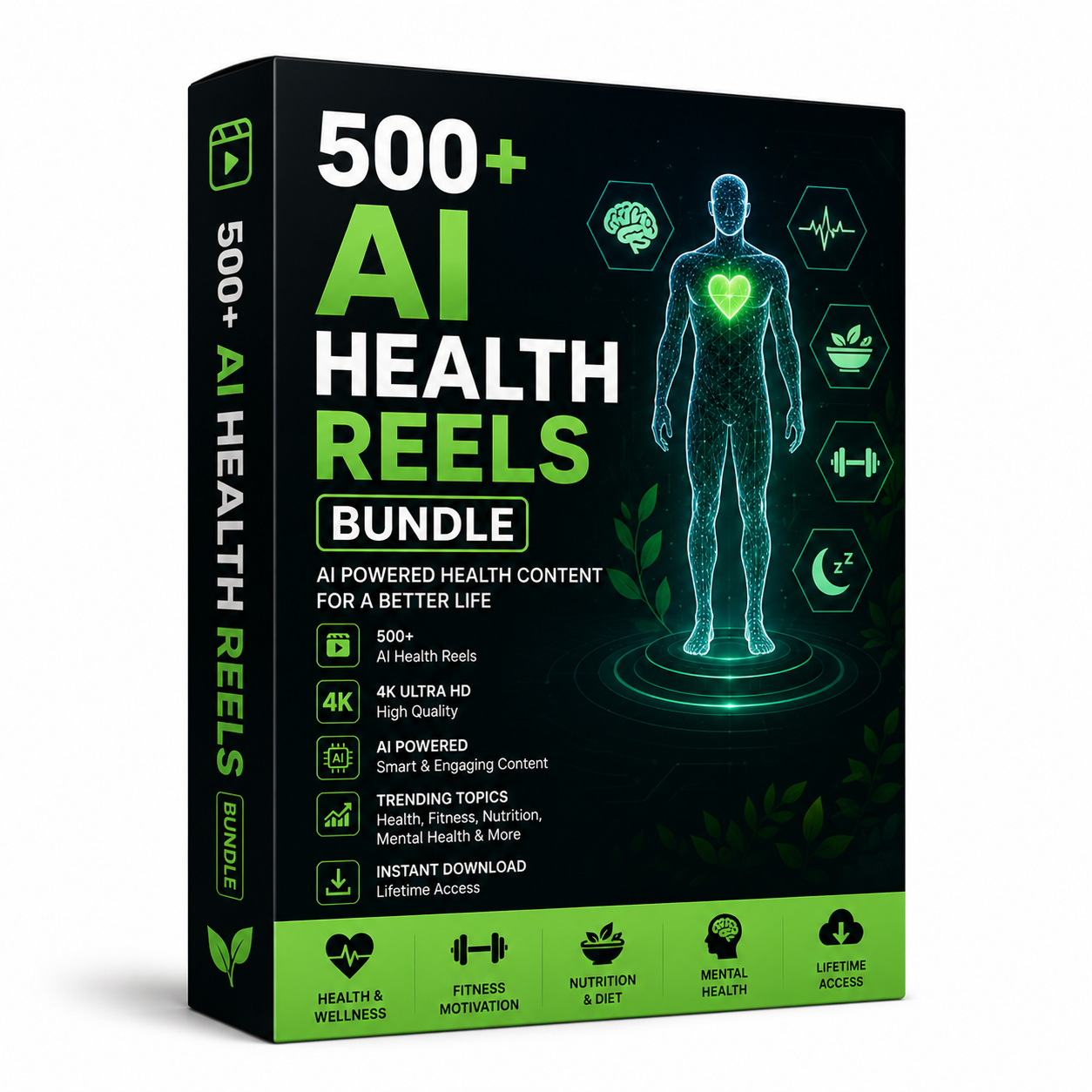500+ Ai Health Reels Bundle