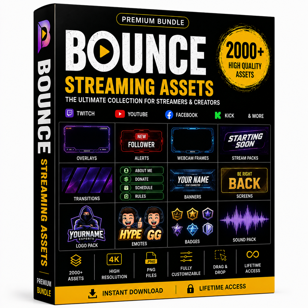 BOUNCE STREAMING ASSETS