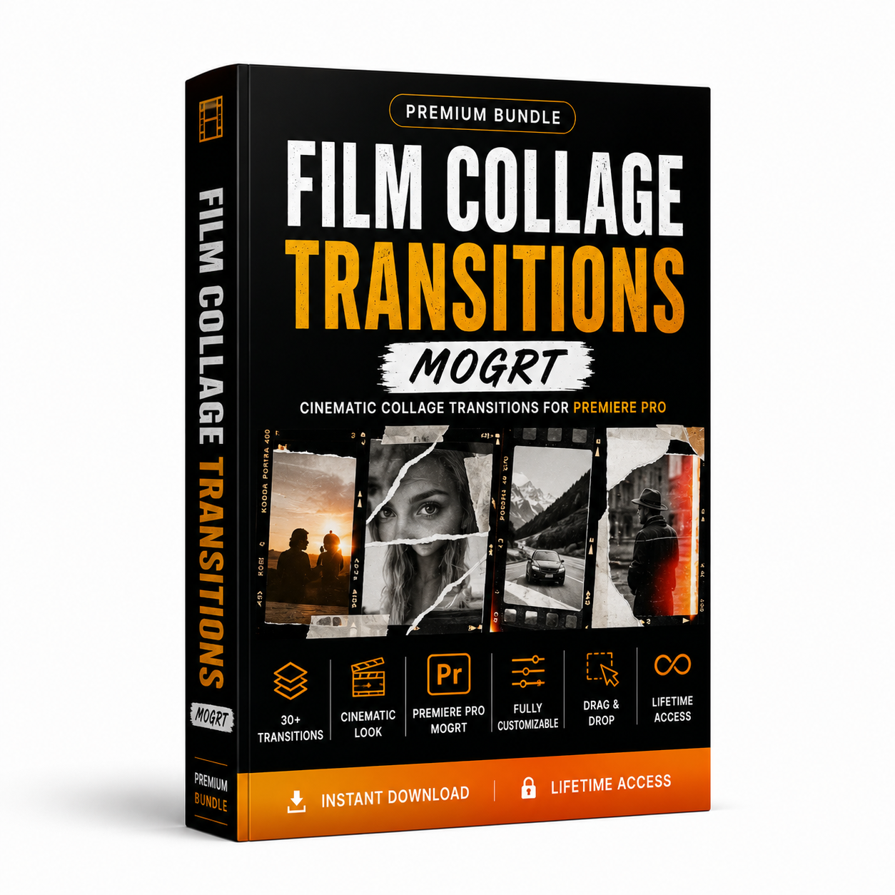 Film Collage Transitions MOGRT