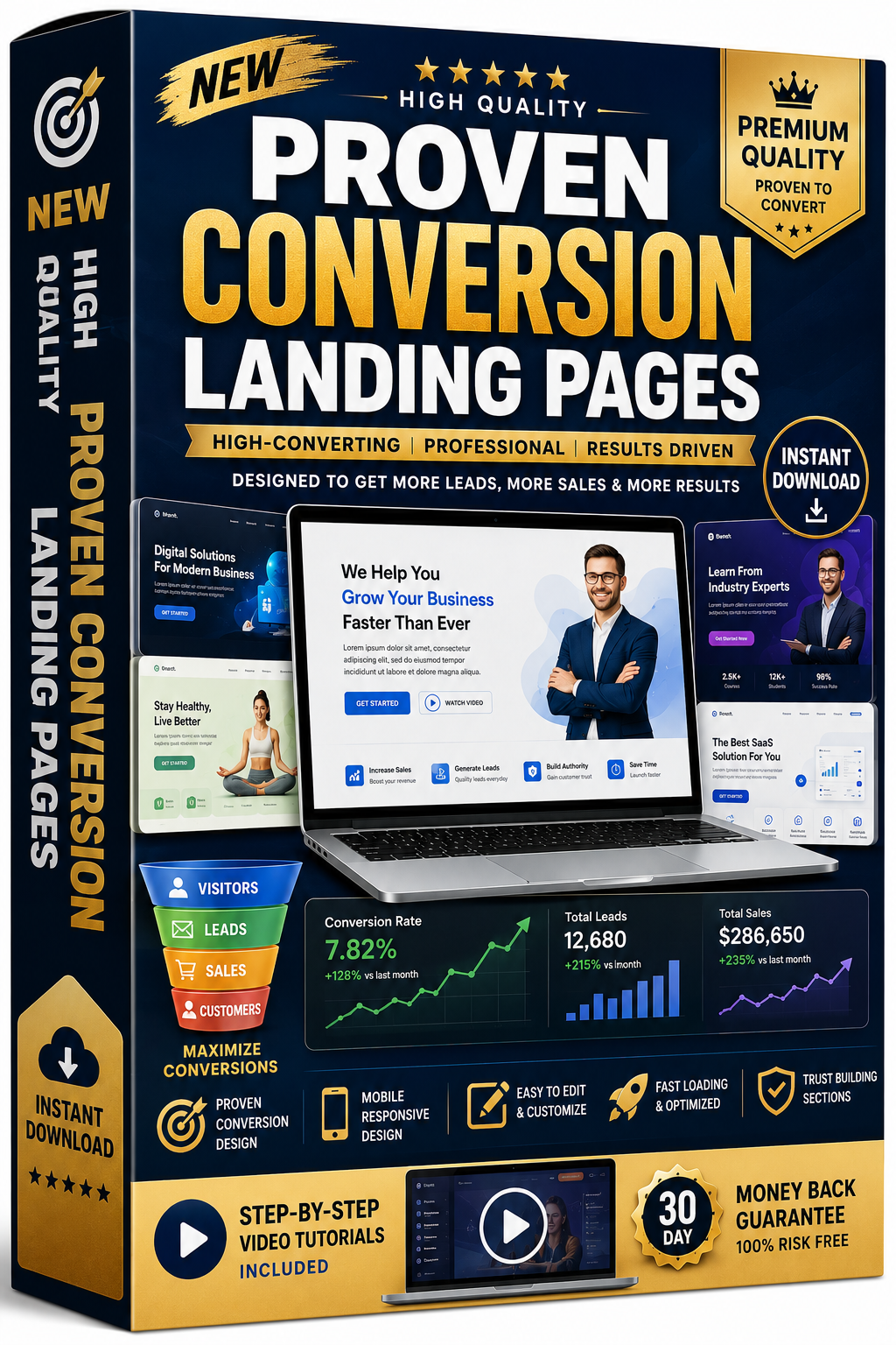 New High Quality Proven Conversion Landing Page